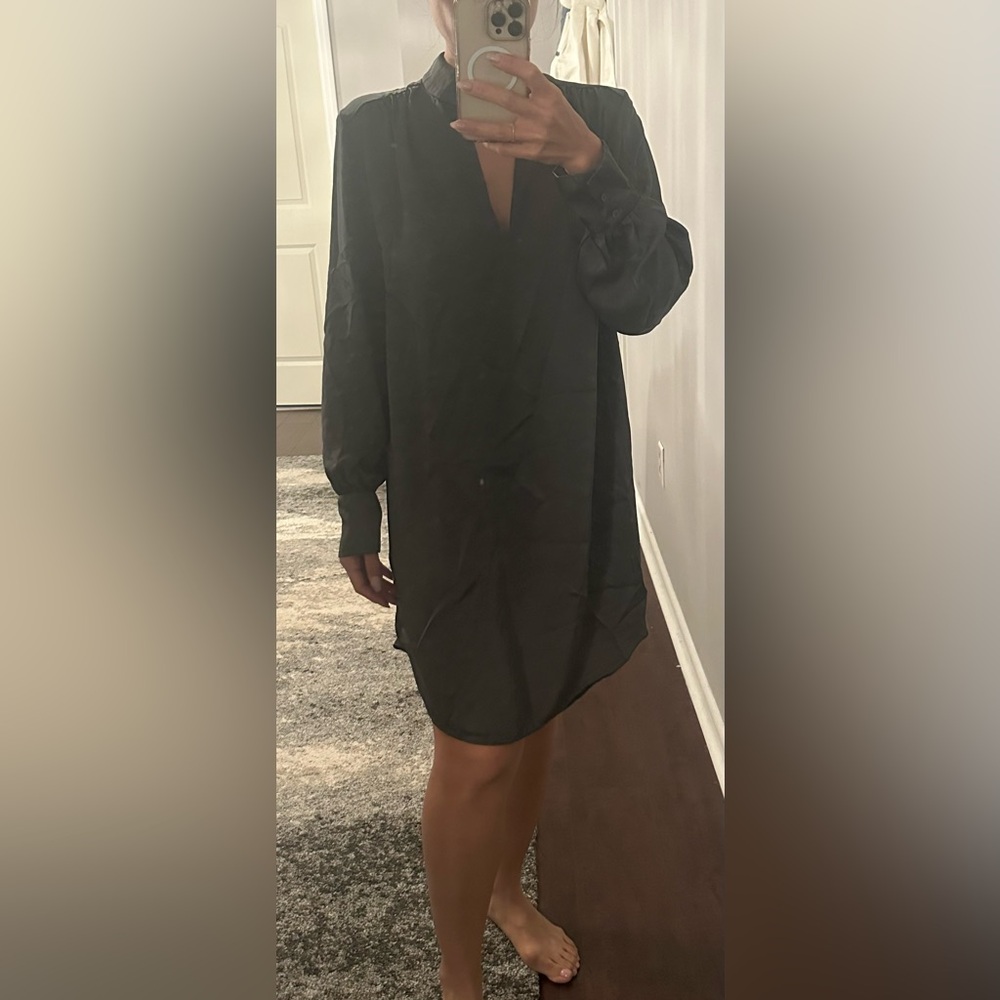 2 dresses H&M Charcoal dress and rusty orange halter dress